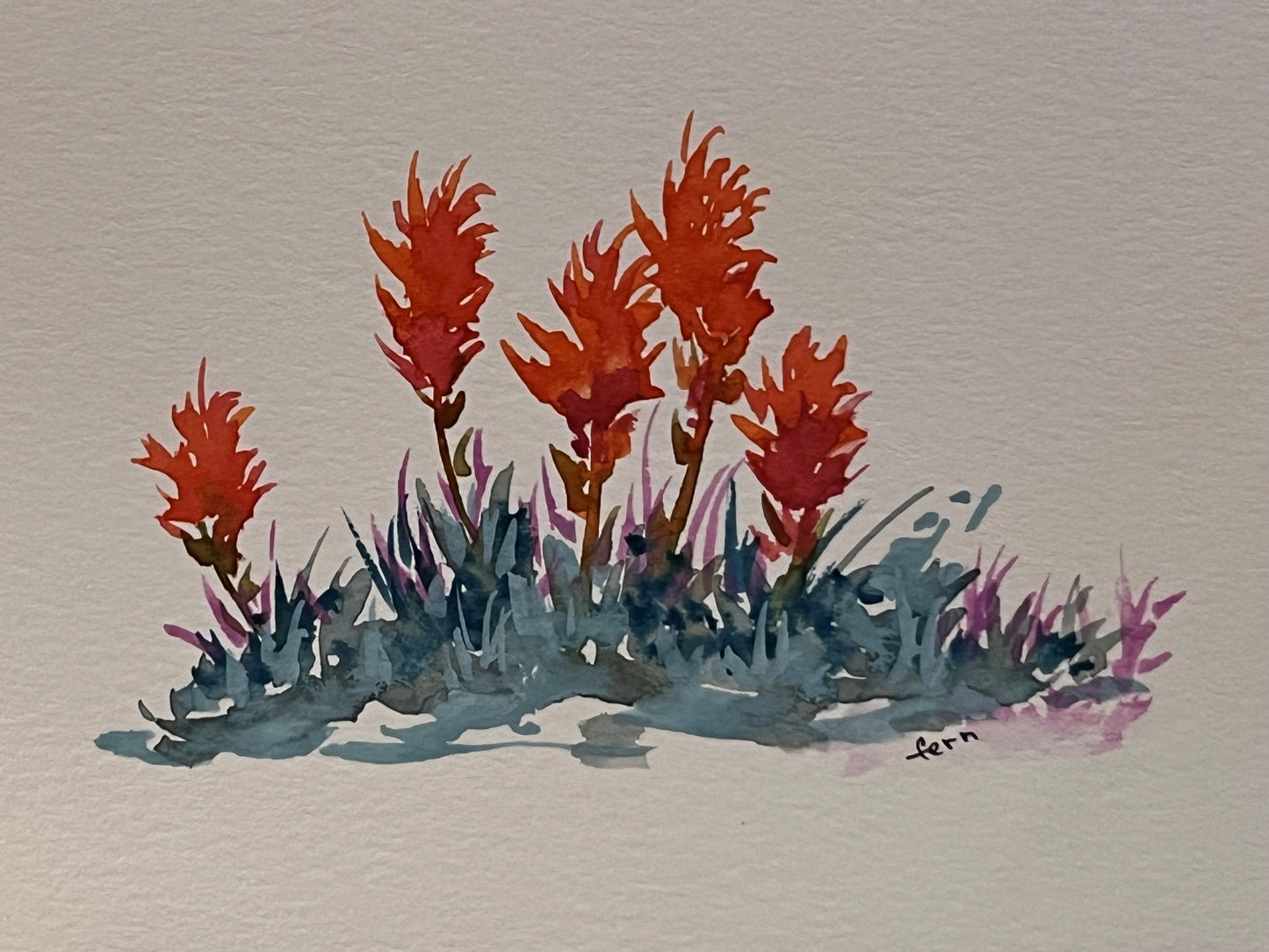 Anything Goes Watercolor with Fern Bath
