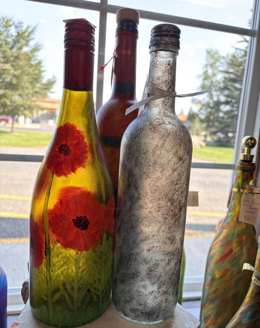 Painting Glass Bottles with Susan McCoy
